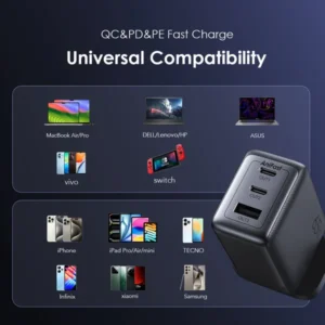 oraimo HyperGaN 65 65W GaN Wall Charger Kit with 100W CC Cable