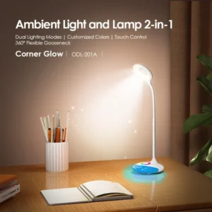 oraimo Corner Glow 5W RGB Ambient Light Desktop Lamp