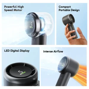 oraimo TurboFan Air Handheld Fan Intense Airflow