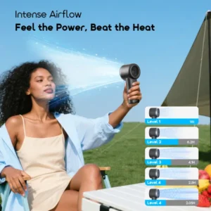 oraimo TurboFan Air Handheld Fan Intense Airflow
