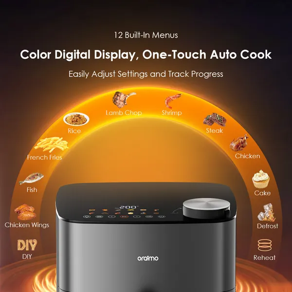 oraimo NutriFry Max 8L 2000W Air Fryer - Image 4