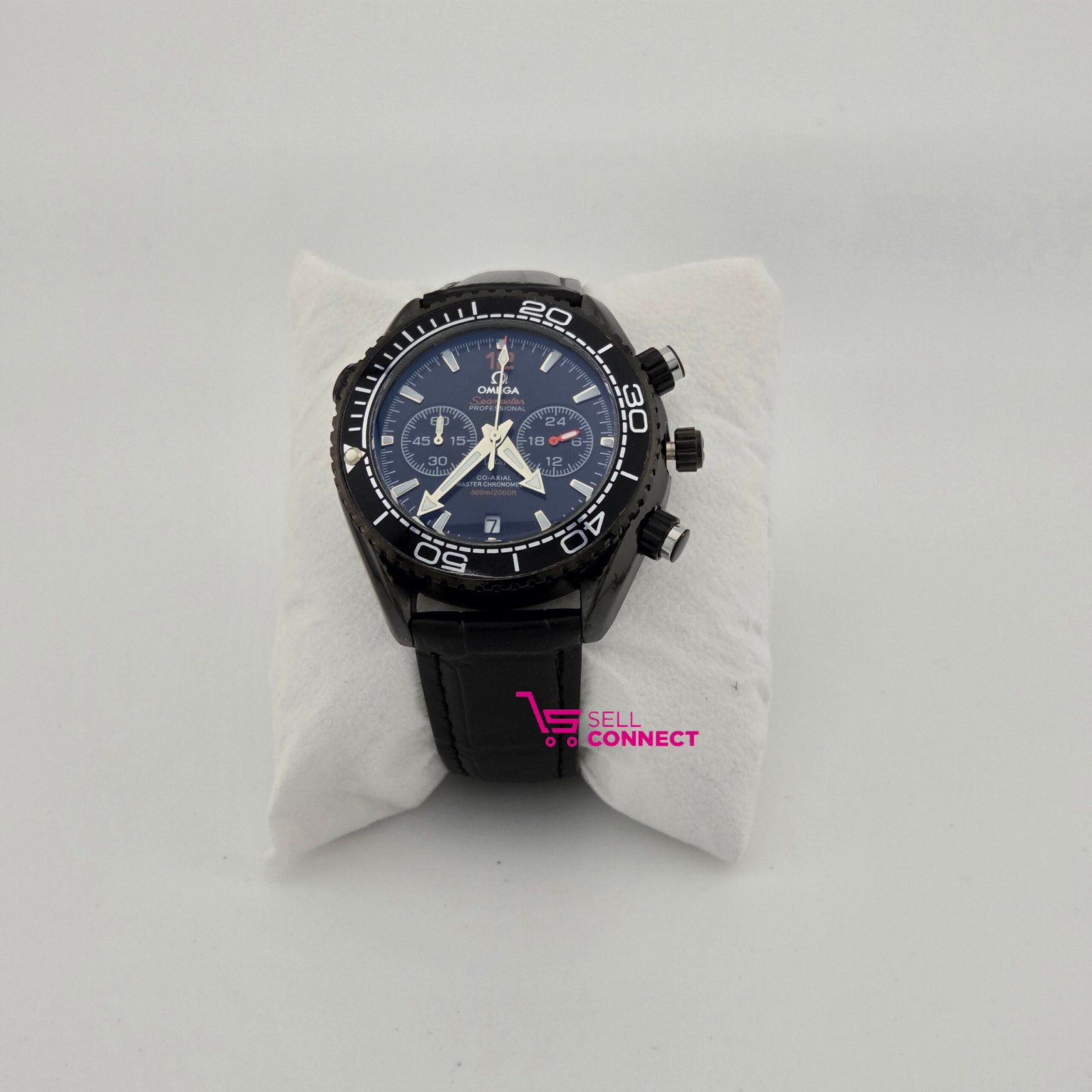 Men's genuine leather Analog watch