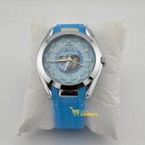 Men's rubber strap analog watch