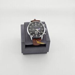 Men's genuine leather watch