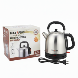 Max Plus 5.5L Electric Kettle (MP-5050EK) – 2200W High Capacity