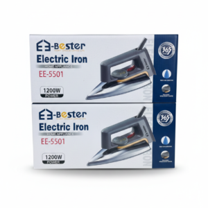 E-Bester EE-5501 Heavy Duty Electric Dry Iron – 1200W