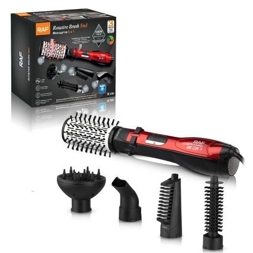 RAF 5-in-1 Rotative Brush, a multifunctional hair styling tool.