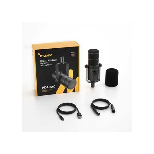 Maono PD400X USB/XLR Podcast Dynamic Microphone - Image 2