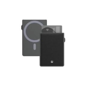 Levelo Lusso MagSafe Leather Card Holder Wallet