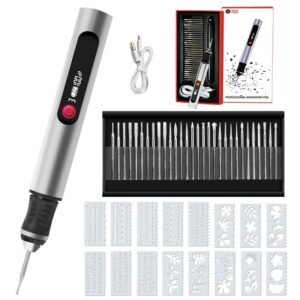 Digital Electric engraving pen with 30 free bits