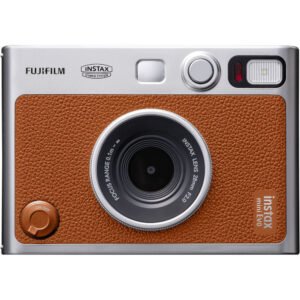 Instax Mini Evo Hybrid Instant Camera – Brown (USB-C)