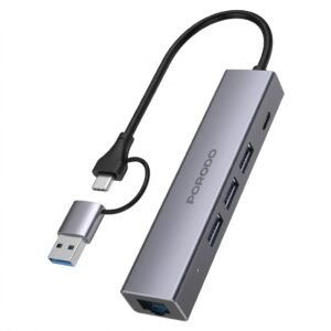 Porodo 5in1 Multiport USB C Hub