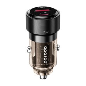 Porodo Dual Port USB Car Fast Charger