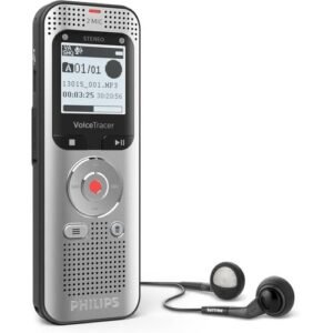 Philips Voice Tracer Audio Voice Recorder DVT2050 Digital Notes Dual Microphone
