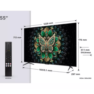 TCL 55 inch C6K 4K UHD QD-Mini LED Google TV