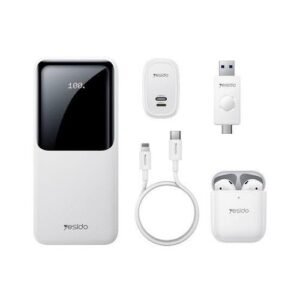Yesido 5 IN 1 COMBO PACK CHARGER COMBINATION GIFT SET WHITE