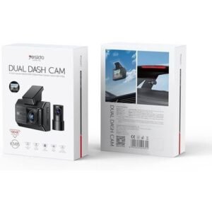 Yesido KM15 4K Dual Dash Camera Driving Recorder Black