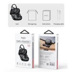 Yesido YSP23 BT5.4 Life Waterproof Design Dual-microphone OWS Active Noise Cancelling BT Headset