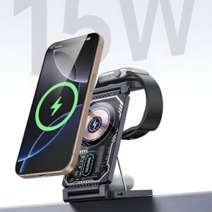 Yesido DS25 Foldable 3 in 1 Fast Charging Wireless Charger
