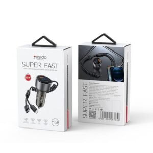 Yesido Y58 60W Fast Charging Car Charger