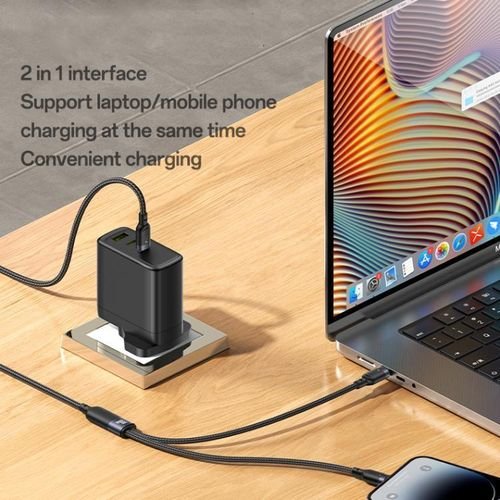 Yesido 2 in 1 Cable 100W CA90 - Image 3