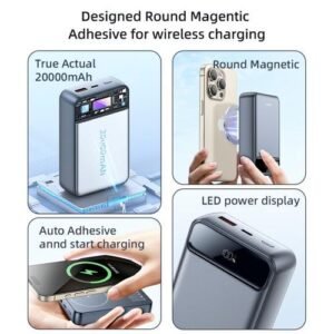 Yesido YP50 20000mAh Magnetic Wireless Power Bank