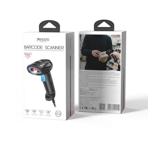 Yesido EC21 1D / 2D Wired Barcode Scanner - Image 2