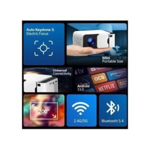 Borrego Smart 6 Portable Android HD Projector