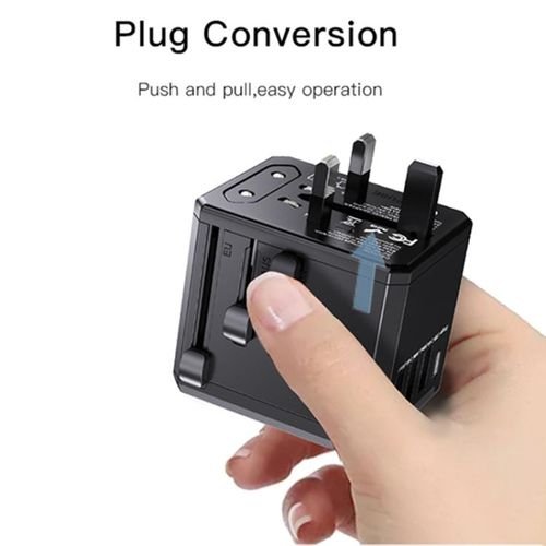 Yesido Type-C Ports Multi-function MC10 Universal Travel Adapter Plug - Image 3