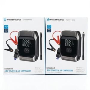 Powerology Inflate Boost 2in1 Jump Starter and Air Compressor